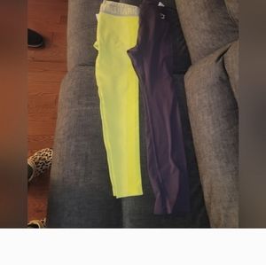 Gym shark women's bundle size large both new one with(neon yellow)